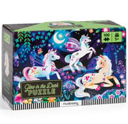 Mudpuppy Mudpuppy Unicorn Dreams Glow in the Dark Puzzle 100pcs