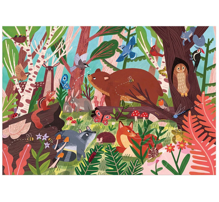 Mudpuppy Woodland World Puzzle 100pcs