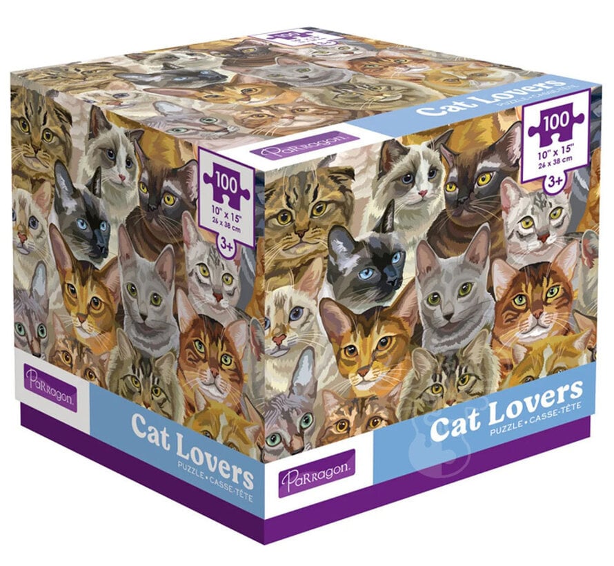 Parragon Cat Lovers Puzzle 100pcs