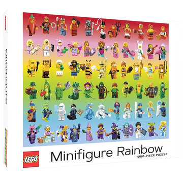 Chronicle Books Chronicle LEGO Minifigure Rainbow Puzzle 1000pcs