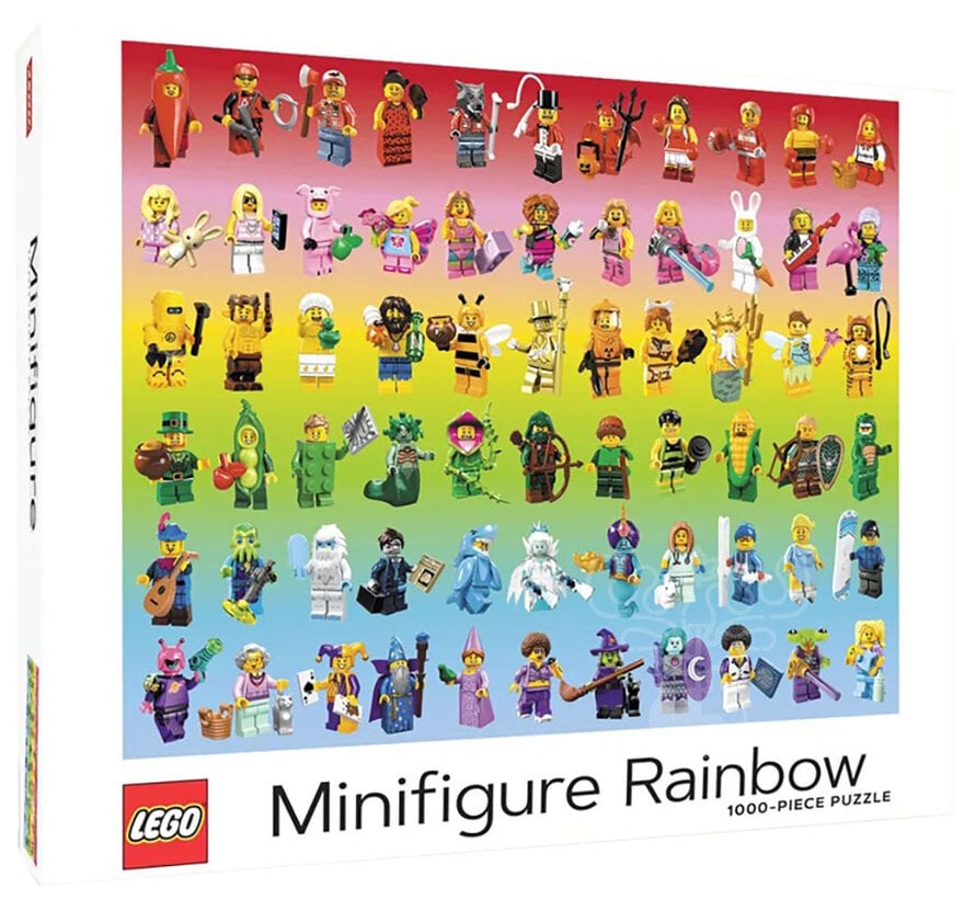 Chronicle LEGO Minifigure Rainbow Puzzle 1000pcs