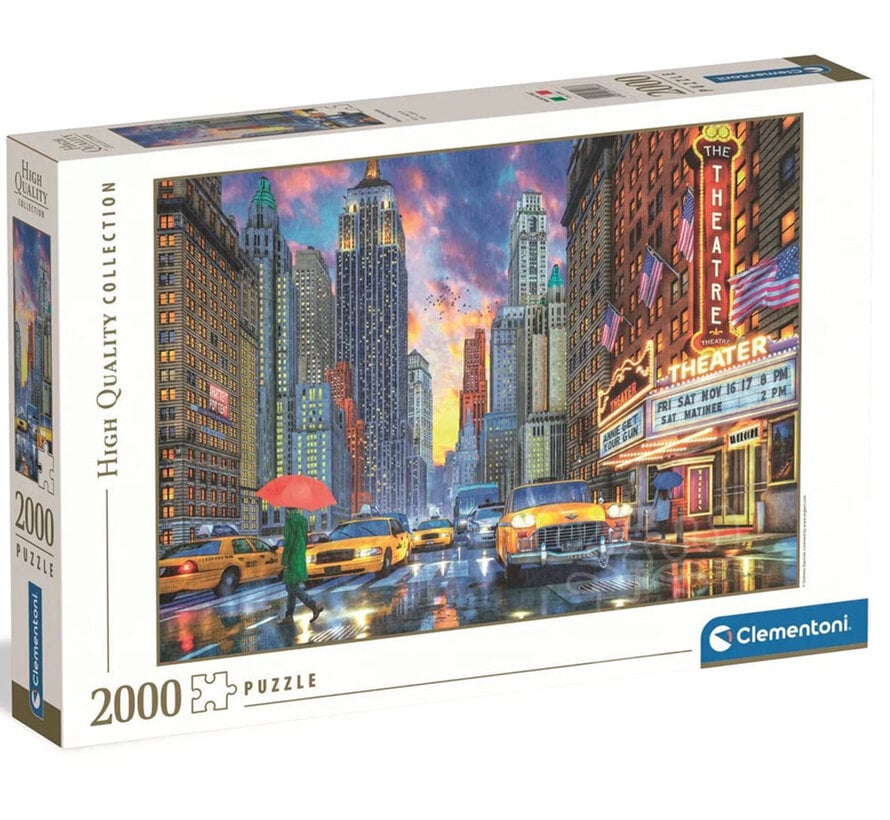 Clementoni Rainy Manhattan Puzzle 2000pcs