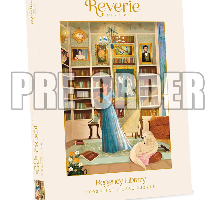 PRE-ORDER Reverie Regency Library Puzzle 1000pcs