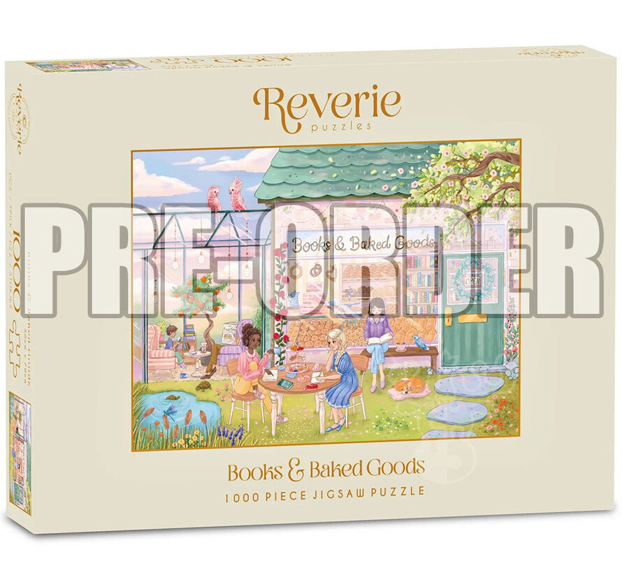 PRE-ORDER Reverie Books & Baked Goods Puzzle 1000pcs