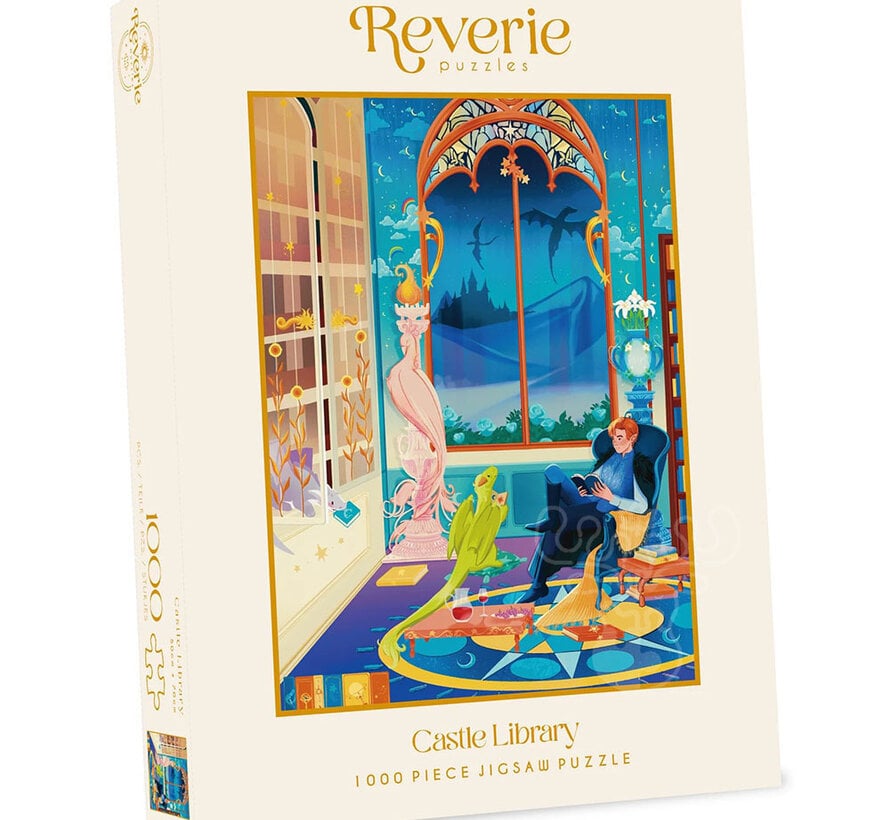 PRE-ORDER Reverie Castle Library Puzzle 1000pcs