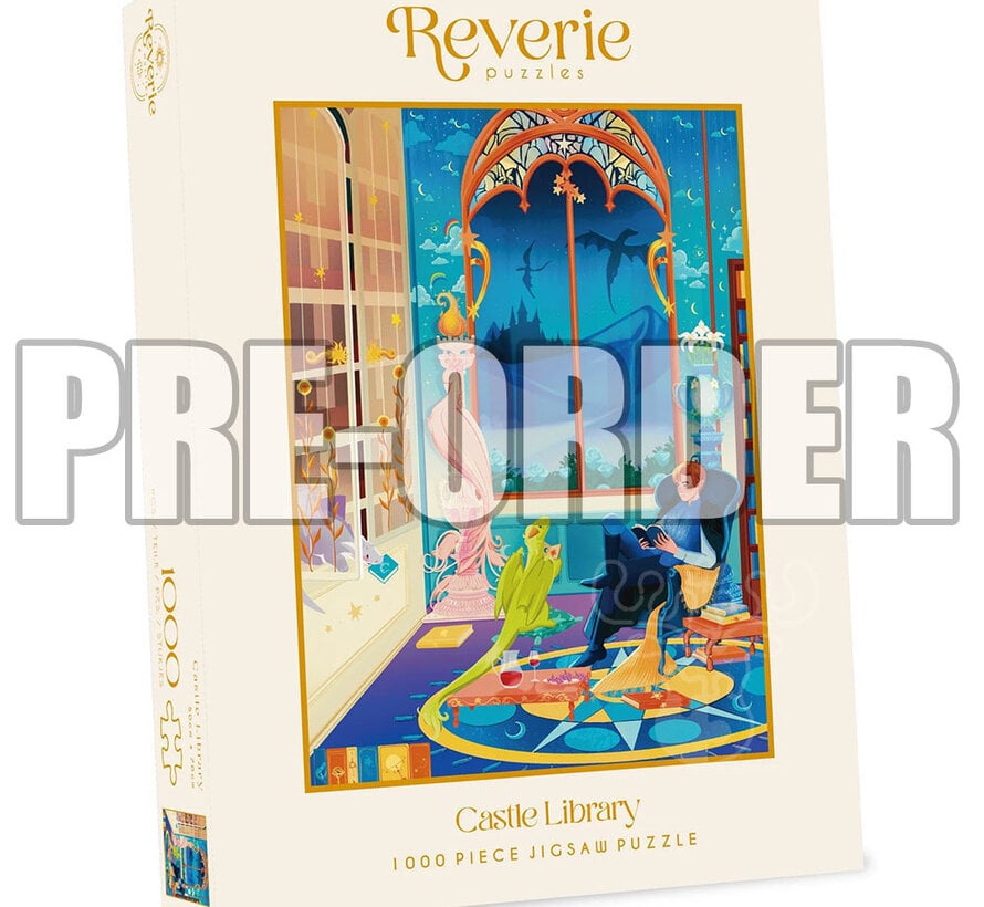 PRE-ORDER Reverie Castle Library Puzzle 1000pcs