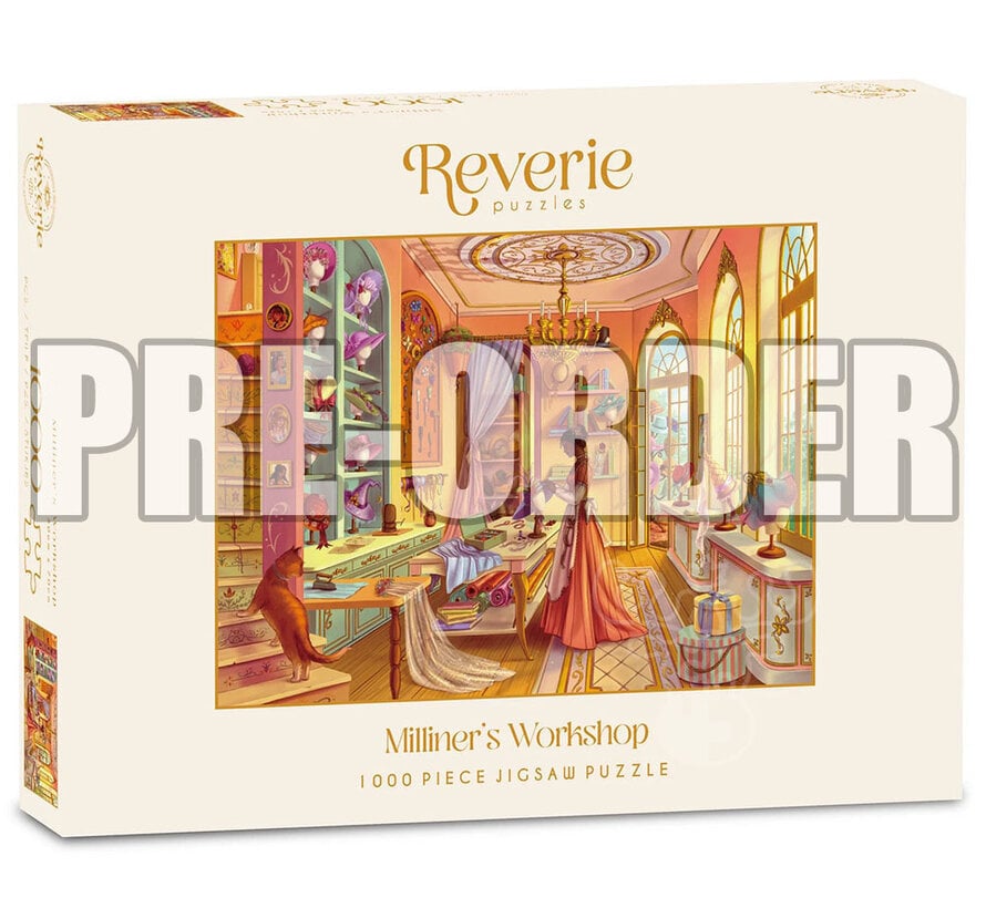 PRE-ORDER Reverie Milliner's Workshop Puzzle 1000pcs
