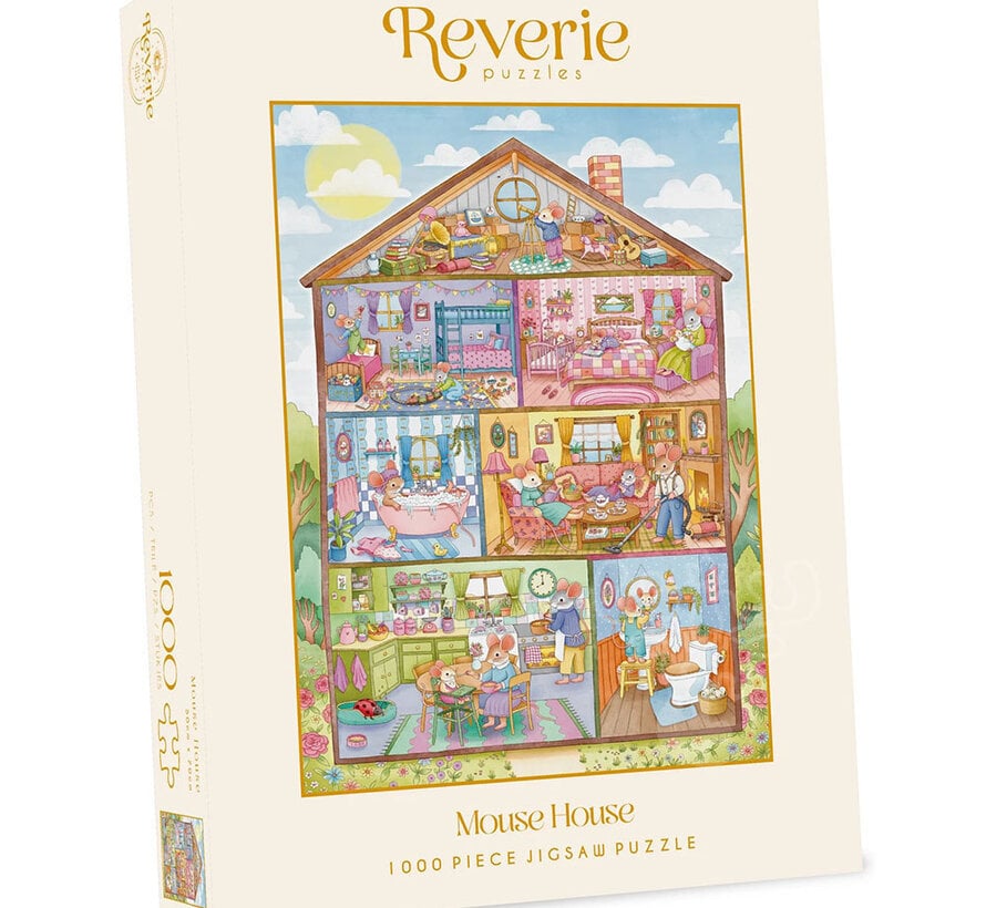 PRE-ORDER Reverie Mouse House Puzzle 1000pcs