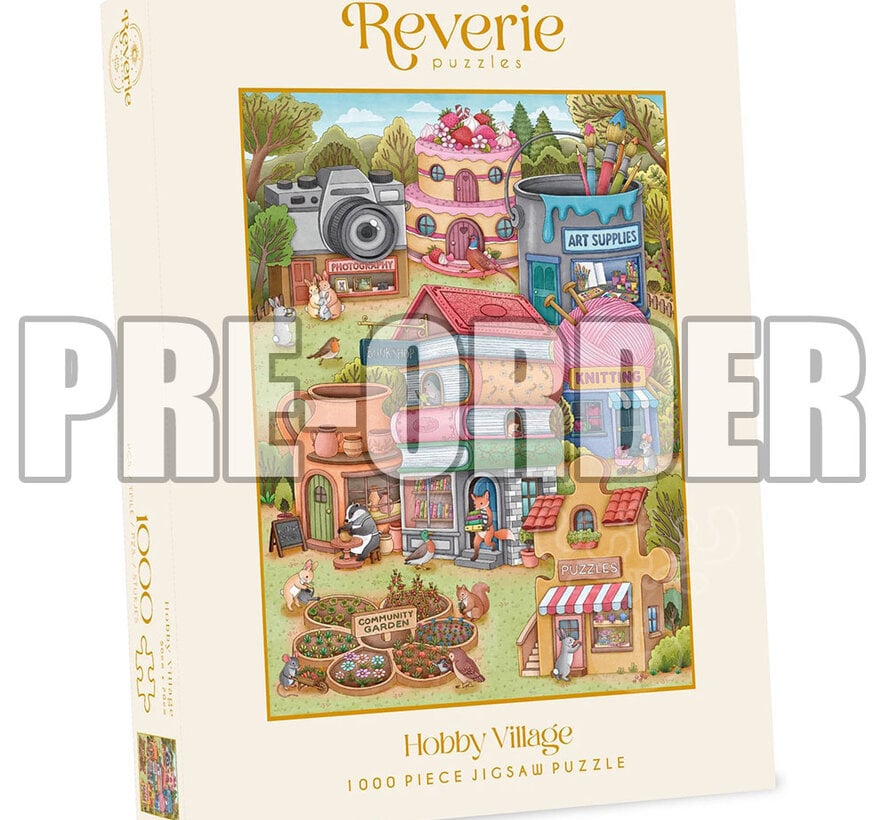 PRE-ORDER Reverie Mouse House Puzzle 1000pcs