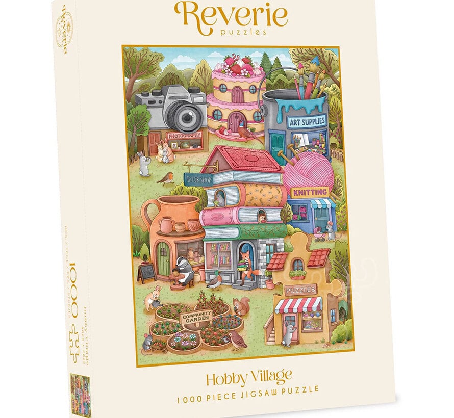 PRE-ORDER Reverie Hobby Village Puzzle 1000pcs