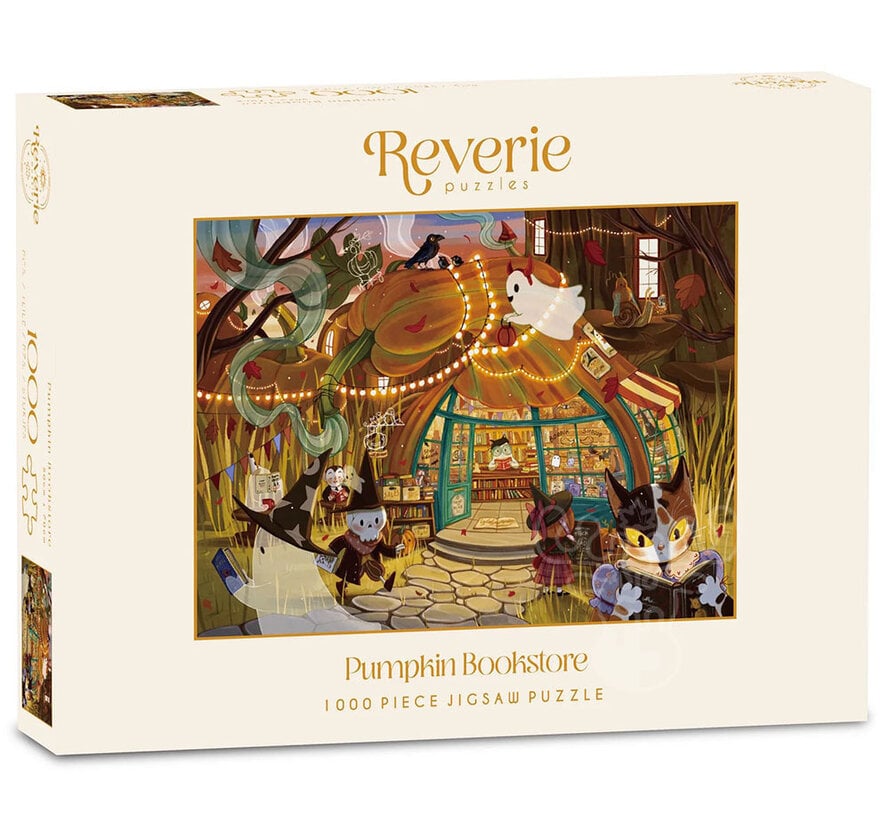 PRE-ORDER Reverie Pumpkin Bookstore Puzzle 1000pcs