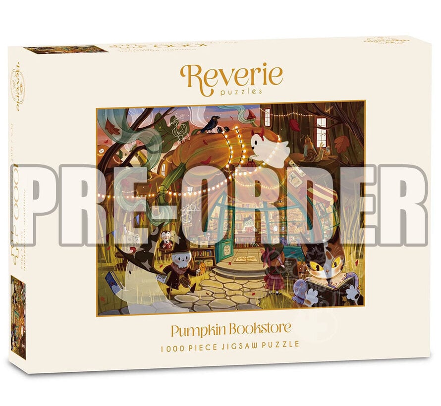 PRE-ORDER Reverie Pumpkin Bookstore Puzzle 1000pcs