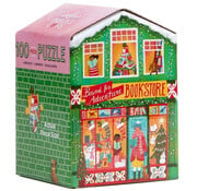 EeBoo eeBoo Christmas Market Bookstore Puzzle 100pcs