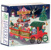 EeBoo eeBoo Christmas Village: Carousel Mini Puzzle 36pcs