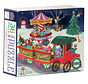 eeBoo Christmas Village: Carousel Mini Puzzle 36pcs