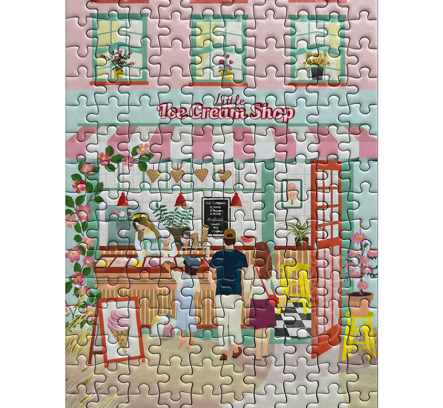 ViSSEVASSE Little Ice Cream Shop Puzzle 150pcs
