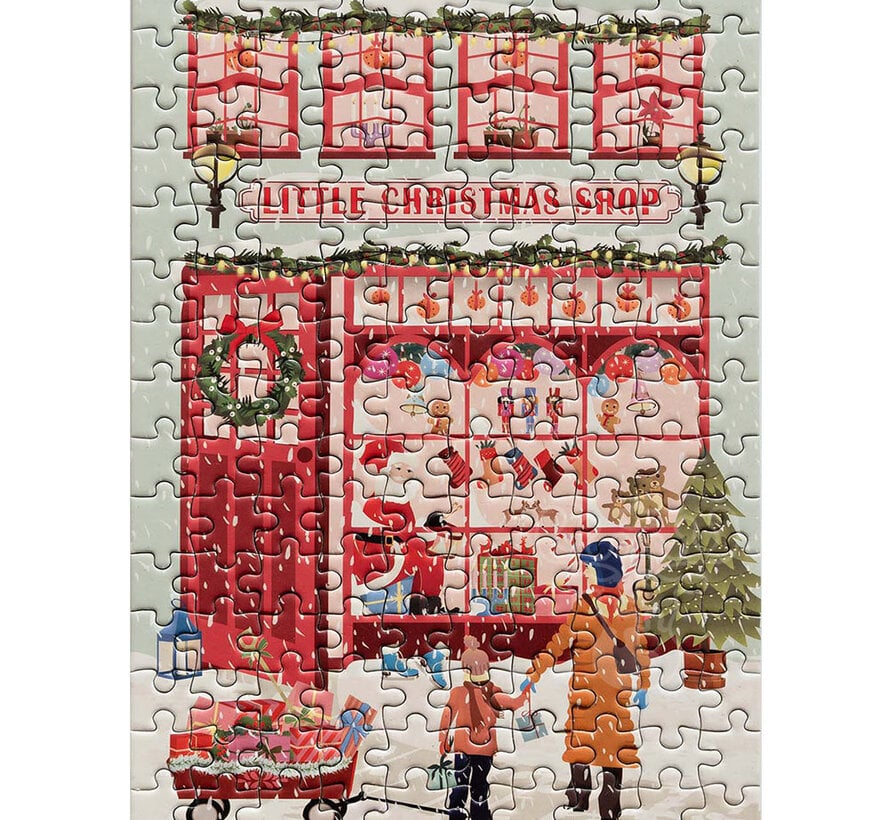 ViSSEVASSE Little Christmas Shop Puzzle 150pcs