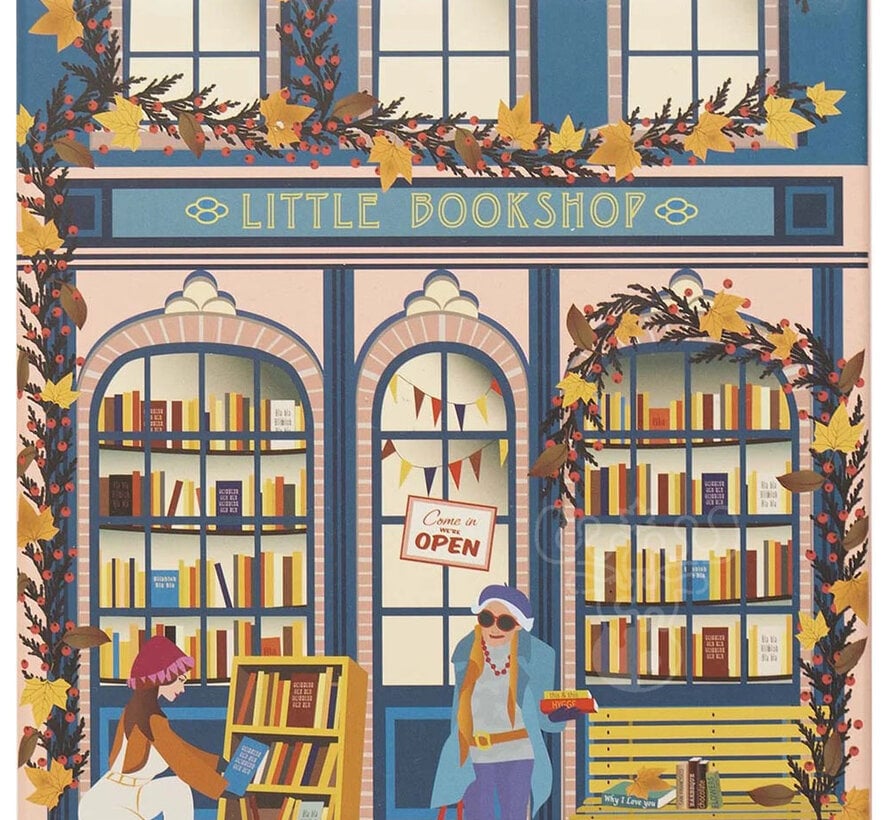 ViSSEVASSE Little Bookshop Puzzle 150pcs