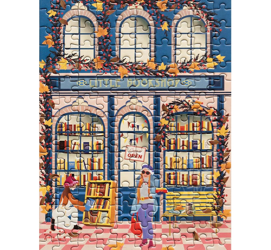 ViSSEVASSE Little Bookshop Puzzle 150pcs