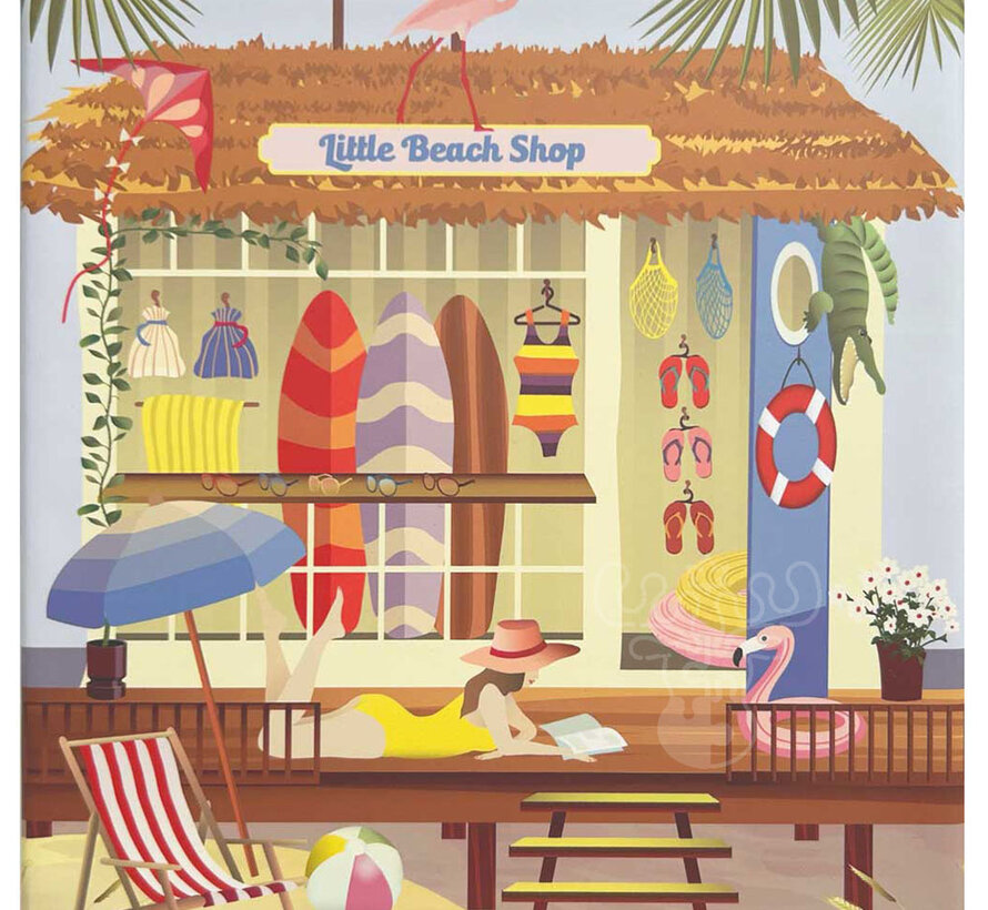 ViSSEVASSE Little Beach Shop Puzzle 150pcs