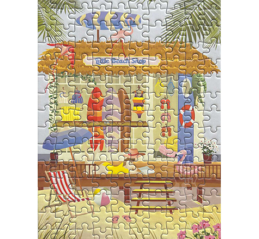 ViSSEVASSE Little Beach Shop Puzzle 150pcs