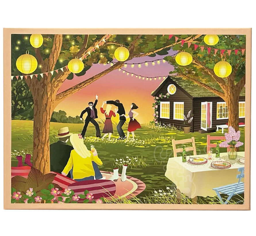 ViSSEVASSE Garden Party Puzzle 1000pcs
