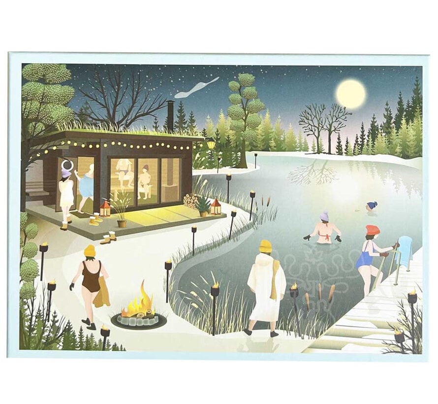 ViSSEVASSE Sauna By The Lake Puzzle 1000pcs