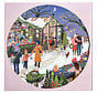 ViSSEVASSE Christmas Market Round Puzzle 1000pcs