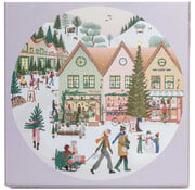 ViSSEVASSE ViSSEVASSE White Christmas Round Puzzle 1000pcs