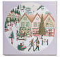 ViSSEVASSE White Christmas Round Puzzle 1000pcs