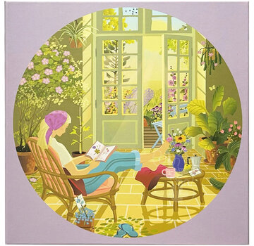 ViSSEVASSE ViSSEVASSE Morning Glow Round Puzzle 1000pcs