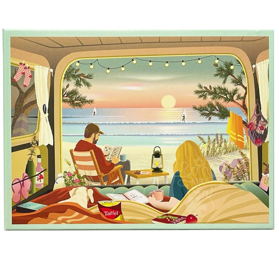 ViSSEVASSE Camper By The Ocean Puzzle 1000pcs