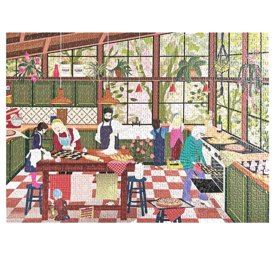 ViSSEVASSE Cozy Kitchen Puzzle 1000pcs