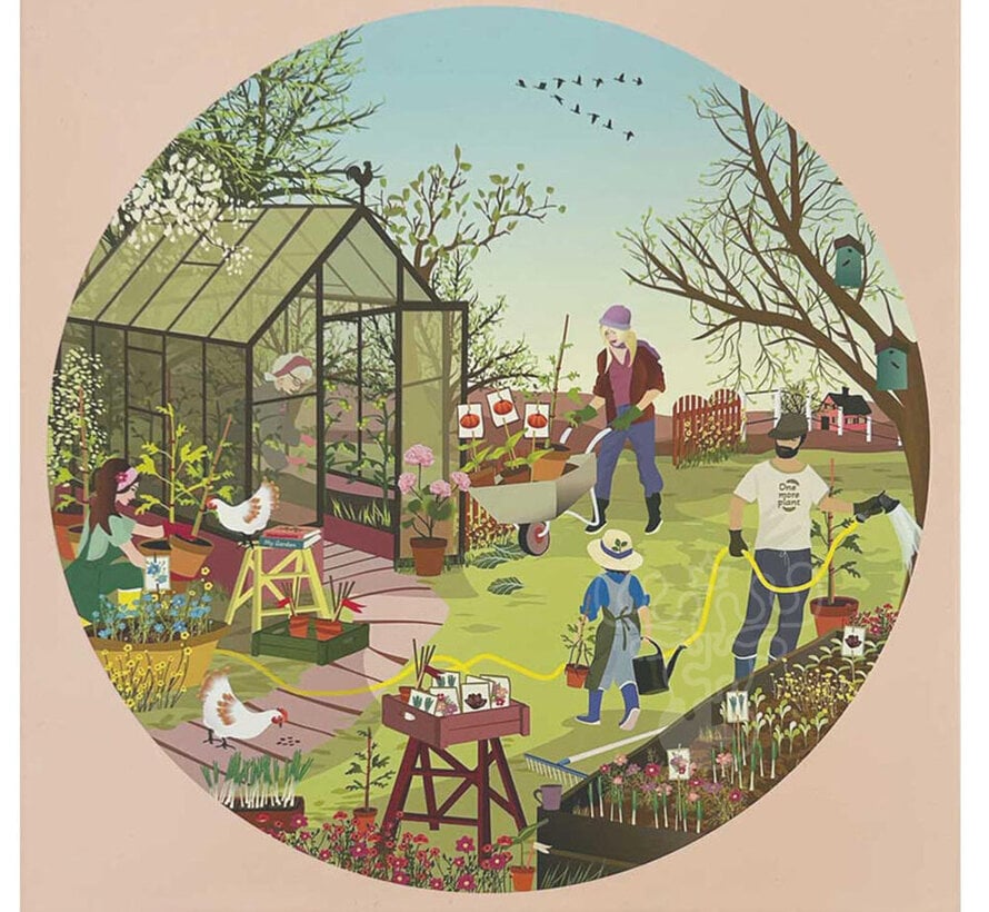 ViSSEVASSE Spring Feeling Round Puzzle 1000pcs