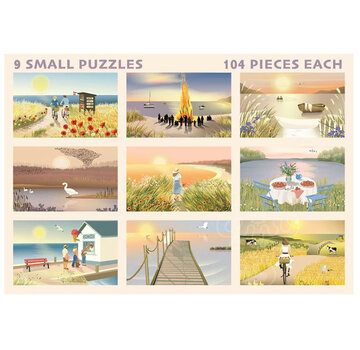 ViSSEVASSE ViSSEVASSE Summer Moments Puzzle 9 x 104pcs Box Set