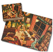 Esther Bennink - Illustrator under a blankie Esther Bennink Cosy Night Puzzle 1000pcs