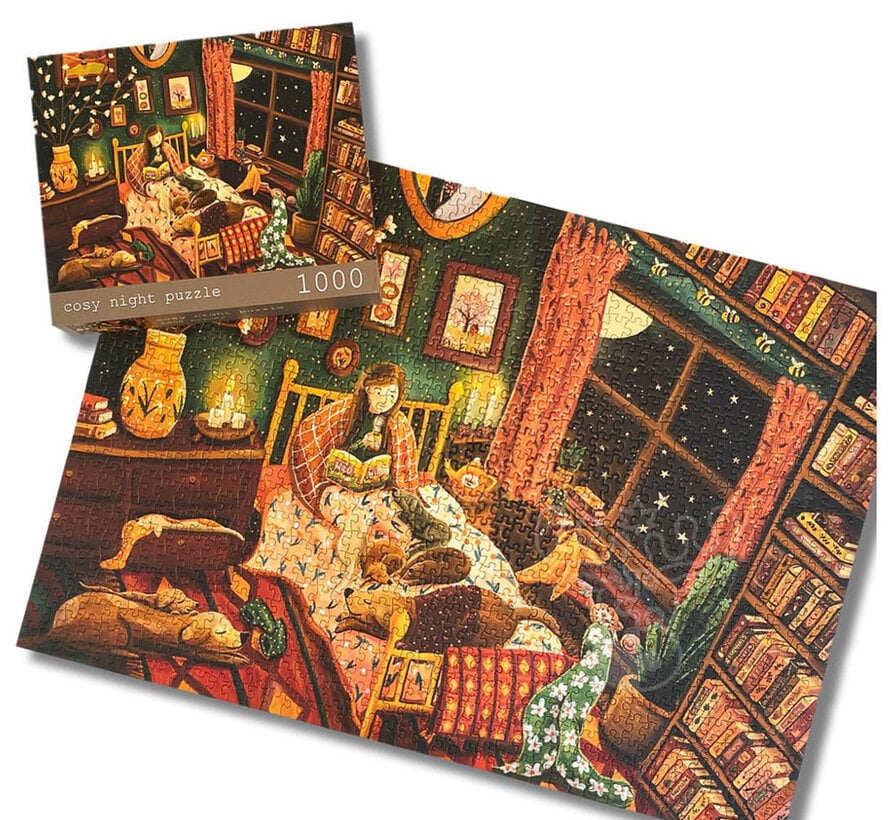 Esther Bennink Cosy Night Puzzle 1000pcs