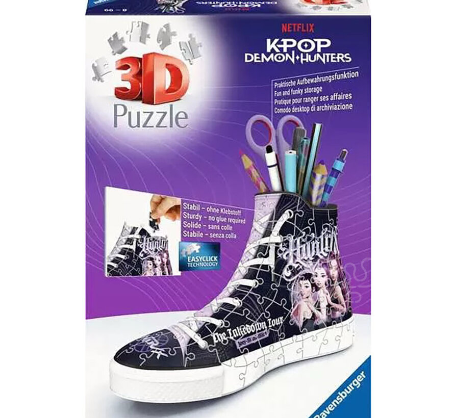 Ravensburger 3D Sneaker: K-Pop Demon Hunters Puzzle 72pcs