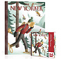 New York Puzzle Co. The New Yorker: Winter Page-Turners Mini Puzzle 100pcs