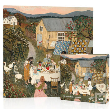 New York Puzzle Company New York Puzzle Co. Loré Pemberton: September Harvest Mini Puzzle 100pcs