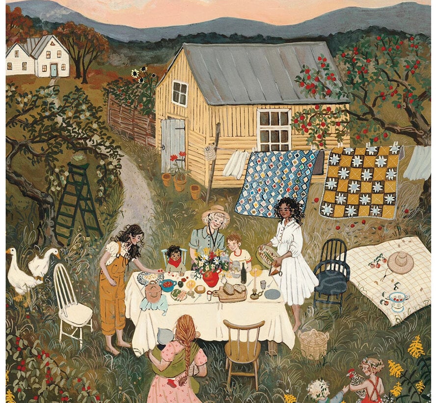 New York Puzzle Co. Loré Pemberton: September Harvest Mini Puzzle 100pcs