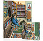 New York Puzzle Co. Jenny Kroik: Bookish Gentleman Mini Puzzle 100pcs