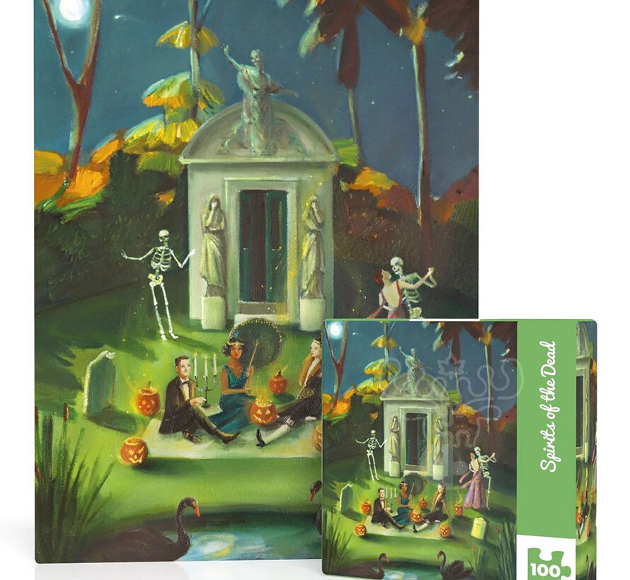New York Puzzle Co. Janet Hill: Spirits of the Dead Mini Puzzle 100pcs