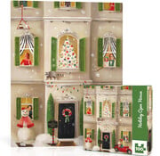 New York Puzzle Company New York Puzzle Co. Janet Hill:  Holiday Open House Mini Puzzle 100pcs