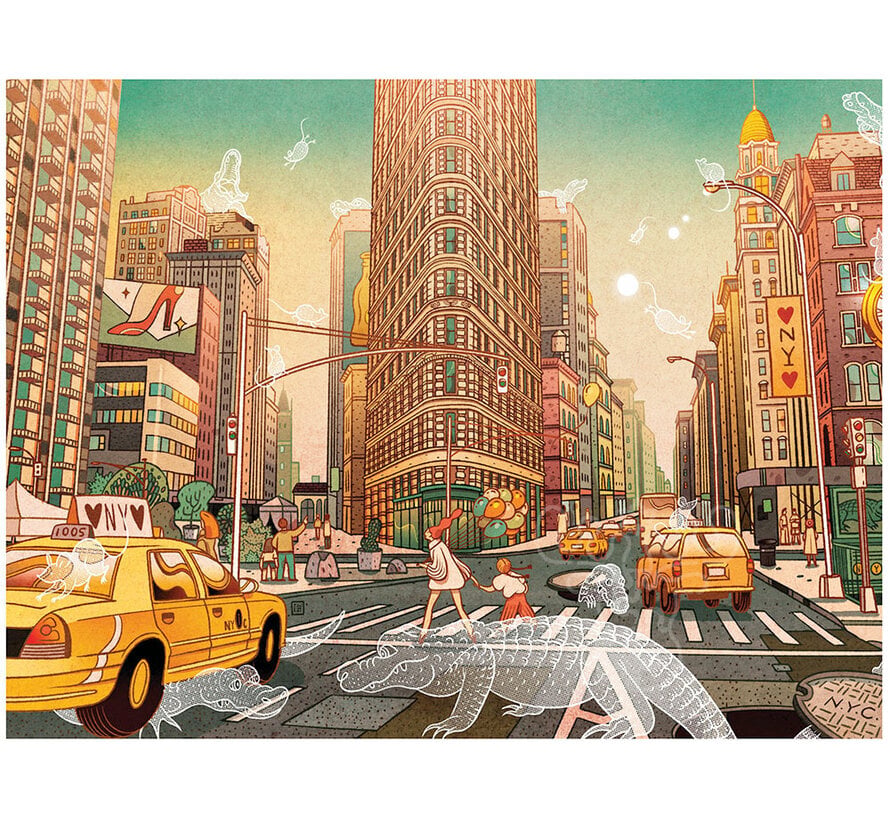 New York Puzzle Co. Victo Ngai: New York Underdogs Puzzle 750pcs