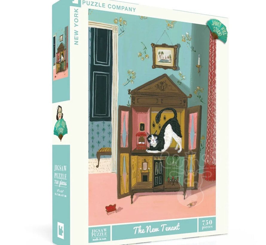 New York Puzzle Co. Janet Hill: The New Tenant Puzzle 750pcs