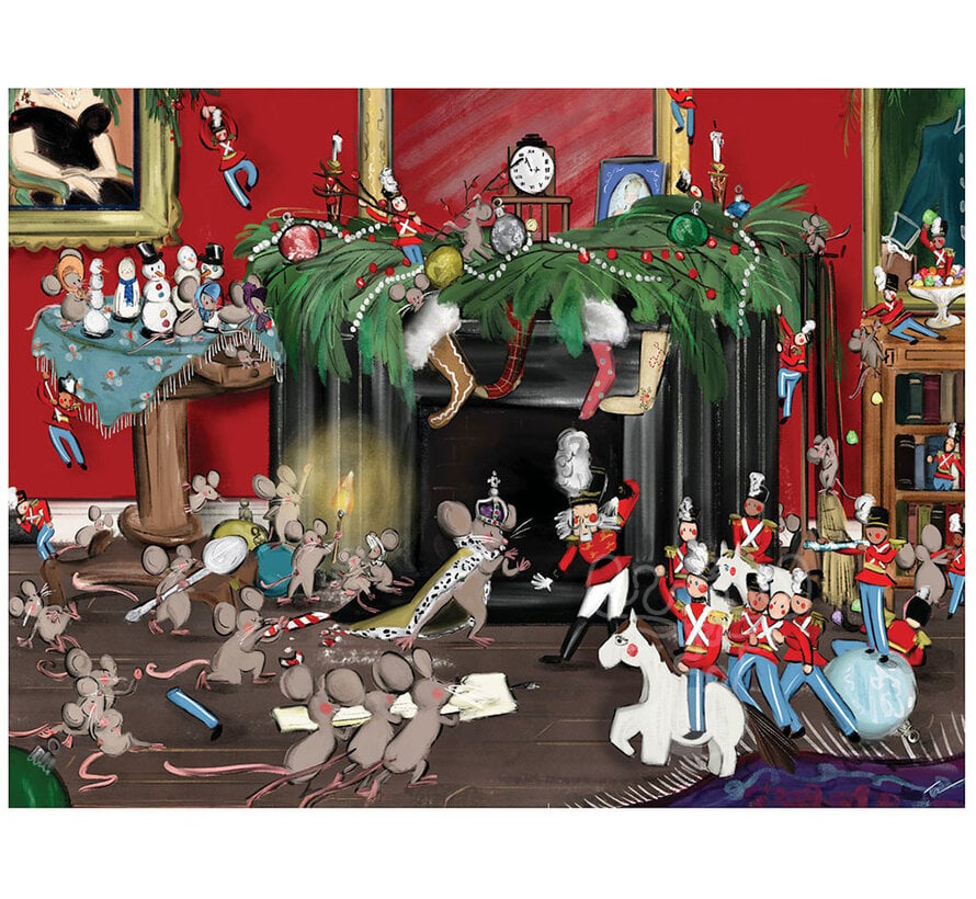 New York Puzzle Co. The New Yorker: The Nutcracker Battle Puzzle 500pcs