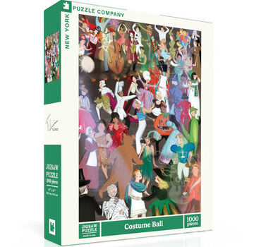 New York Puzzle Company New York Puzzle Co. Tug Rice: Costume Ball Puzzle 1000pcs