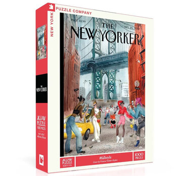 New York Puzzle Company New York Puzzle Co. The New Yorker: #fallstyle Puzzle 1000pcs