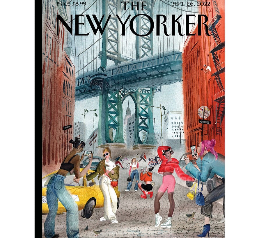 New York Puzzle Co. The New Yorker: #fallstyle Puzzle 1000pcs